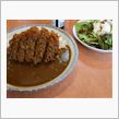 手仕込みキャベツメンチカレー