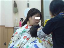 【息子の散髪】に・・・。