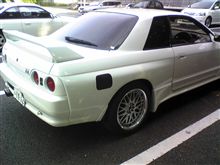 洗車後に。