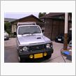 洗車と塗装とキャリア取り付け