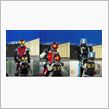 ３人の仮面ライダーと
