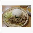 タイの豚辛ランチ