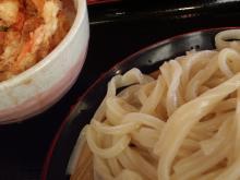 もりうどんとかき揚げ丼