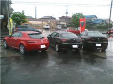 本日の試乗 「Alfa Brera & 147GTA☆」 本日の試乗 「Alfa Brera & 147GTA☆」