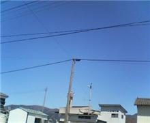あまりにも空が青くて