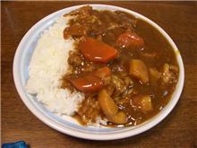 男の料理……カレーライス