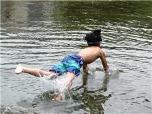 気温19℃！東吉野　清流　高見川 