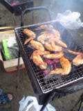 肉焼いてます♪ 肉焼いてます♪