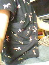 今年の金魚シャツ。