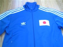 蒼い長袖ジャージ