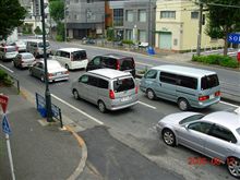 w(￣o￣)w 渋滞…お疲れ様です。
