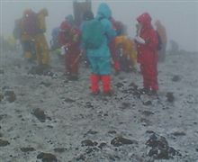 もぐランド in 旭岳山頂 もぐランド in 旭岳山頂