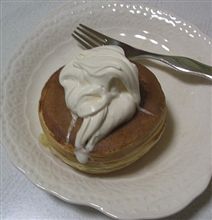 大判焼きに生クリーム