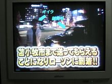 こっそりとTVに出てみる☆