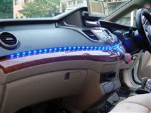 LEDで車内装飾