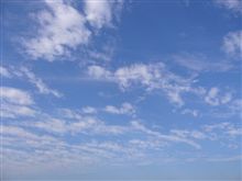 秋の空って感じです
