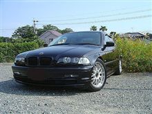 ёBMWとコスモス畑ё