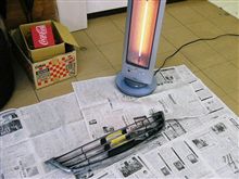 我が家の塗装工場。