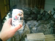露天風呂で