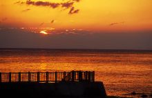夕日