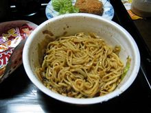 ぼっかけ焼きそばを昨日食べました。