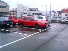 やっと駐車場確保（＾＾；