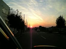 夕日