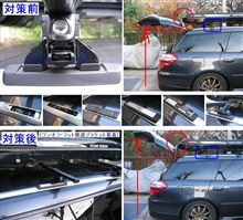 [BPレガシィ] ルーフBOX干渉対策・フット移設ブラケットの自作について