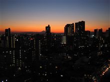 今年最後の夕日 今年最後の夕日