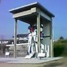Zガンダム出現&lt;道の駅 久米の里