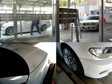 初洗車。