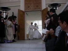 結婚式に