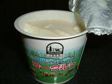 表面がクリーム状のヨーグルト・・・蒜山ジャージー