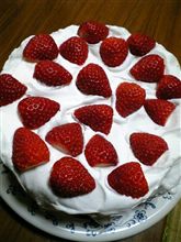 手作り②イチゴケーキ
