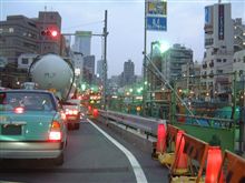 山手通りの工事