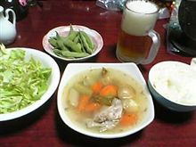 やっと夕食ぅ（&#180;▽｀；）
