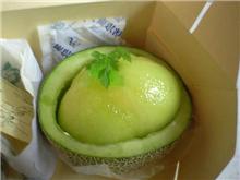 今宵はメロンのデザートを。。。
