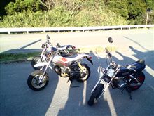 峠で・・