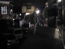 夜中の道路工事その１