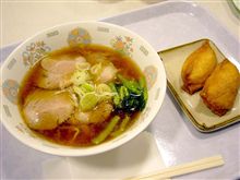チャーシュー麺＆いなり寿司
