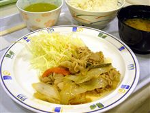 豚焼き肉の胡麻風味
