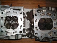 燃焼室比較 左20R,右20Gロッカー 