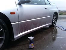 久しぶりの洗車。