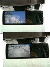 バックカメラ連動ルームミラーモニター