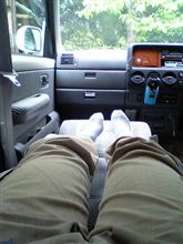 車の方が暖かいので・・・