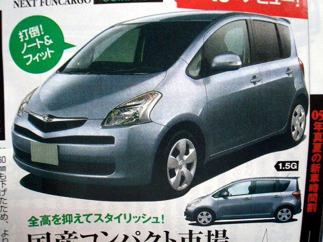 ファンカーゴの後継車 トヨタ ラクティス 狩猟犬のブログ Car Is Dream Itself クルマは夢そのもの みんカラ