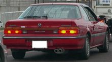 『4WS』３代目ホンダプレリュード。