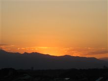 夕焼け・・・