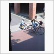 こう言う「子連れ自転車」もあります。