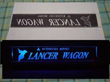 ランサーワゴン・・・ＬＥＤ青で確認！！！